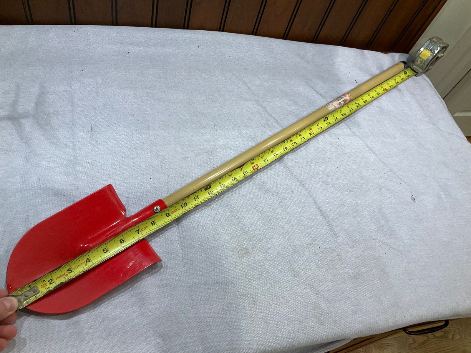 Kids Garden Pals REAL METAL BEACH SHOVEL 37” Long Reduced Size Metal Handle