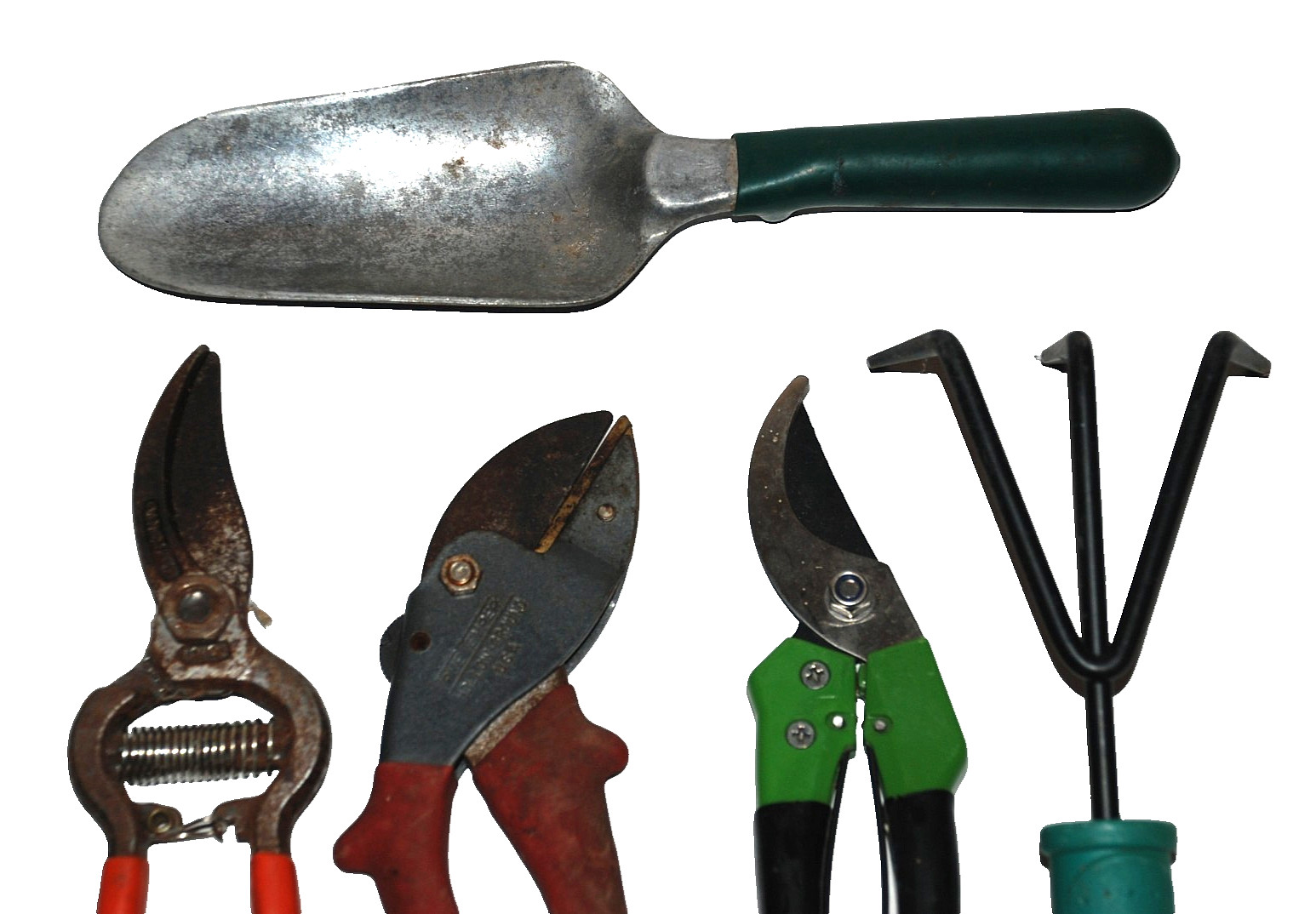 Gardening Tools Pruners Corona 80 True Tempered Green Top Weeding Knife Lot of 8