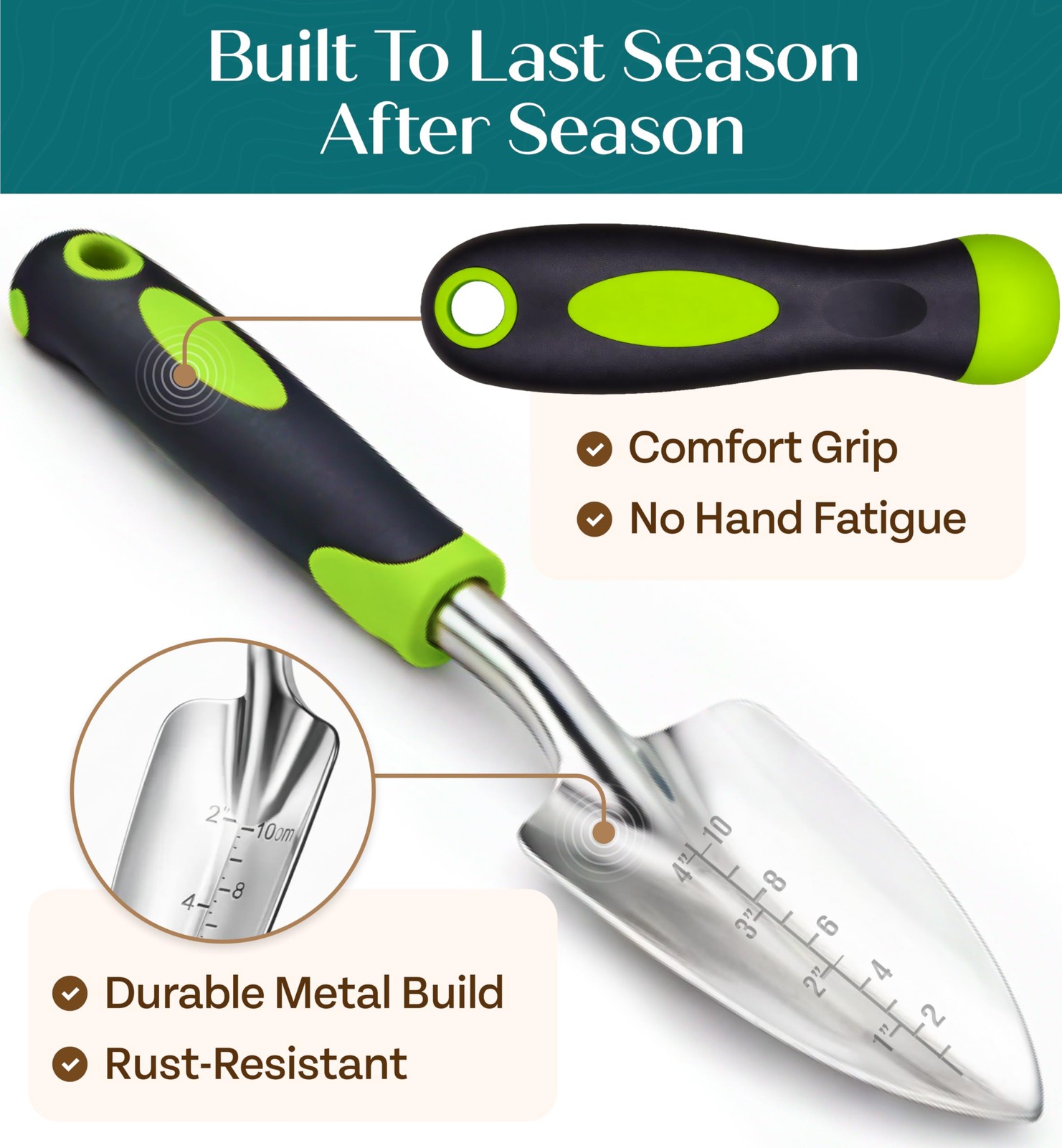 GROWIT Heavy Duty Gardening Tools – Gardening Gifts for Women, Men, Mom, Dad …