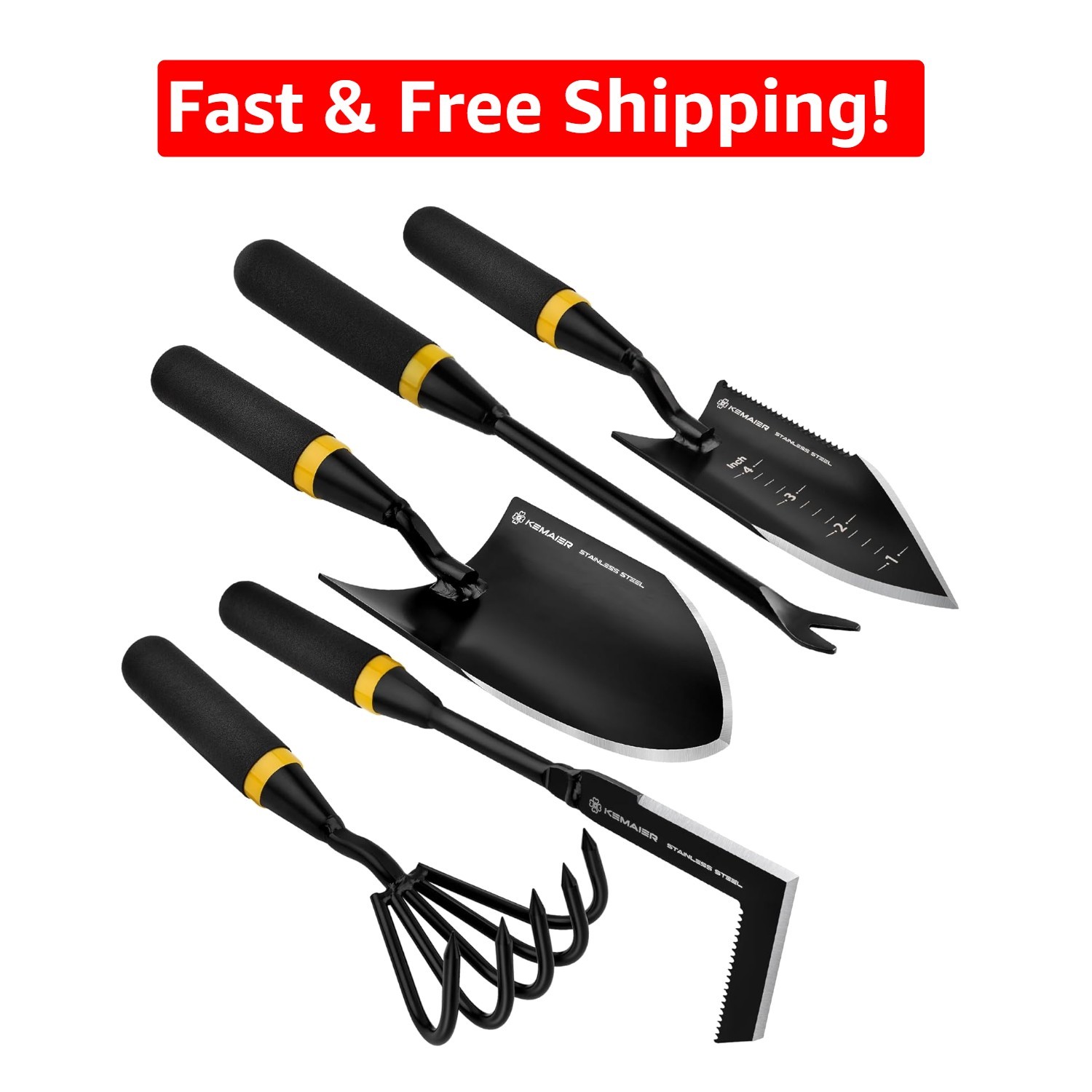 Luxurious 5-Piece Gardening Tool Set – Precision-Engineered Tools for All Tasks