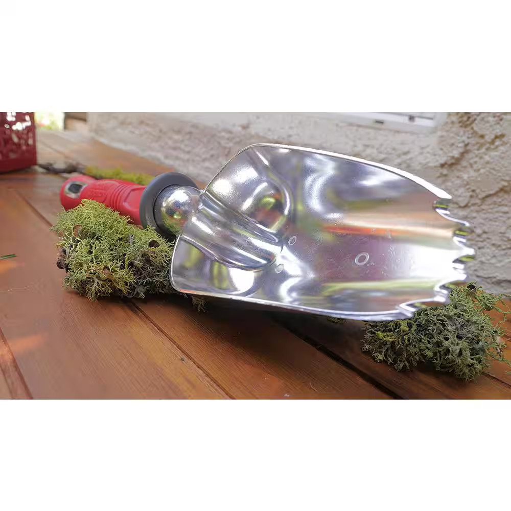 12.75 In. Comfort Non-Slip Grip Hand Scoop Garden Trowel