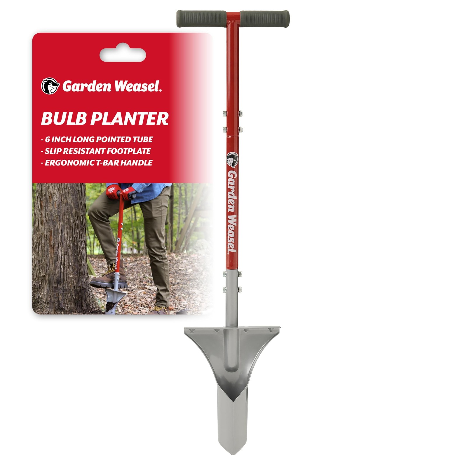 GARDEN WEASEL Bulb Planter Tool – Manual Bulb Planting Tool and Sod Cutter fo…