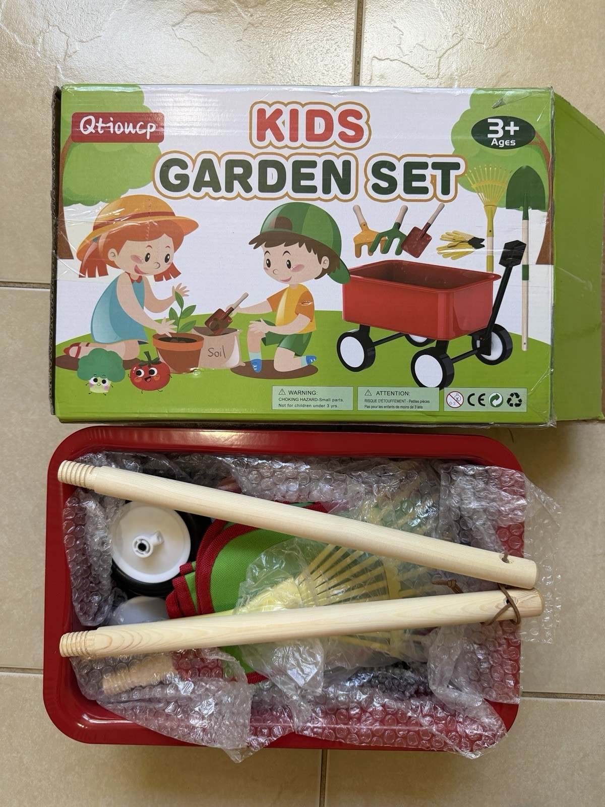 Kids Gardening Set with Wheelbarrow – Complete Outdoor Garden Play Set