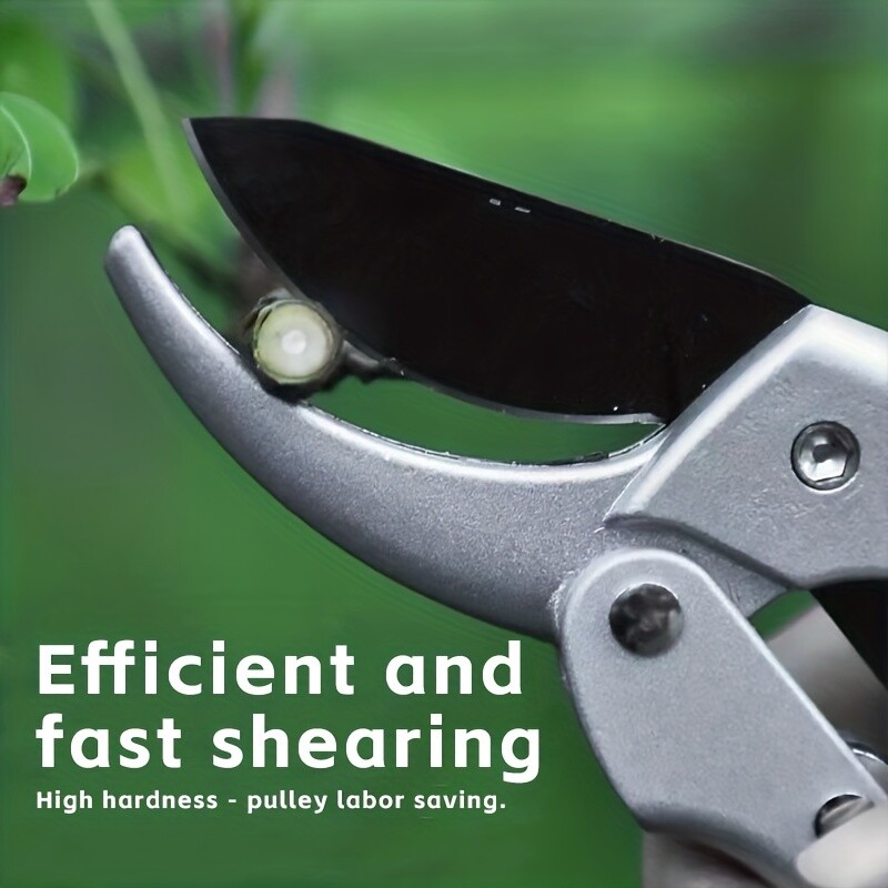 1pc Pruning Shears Pruner With Spring Labor Cutter Picking Branches Garden Tool