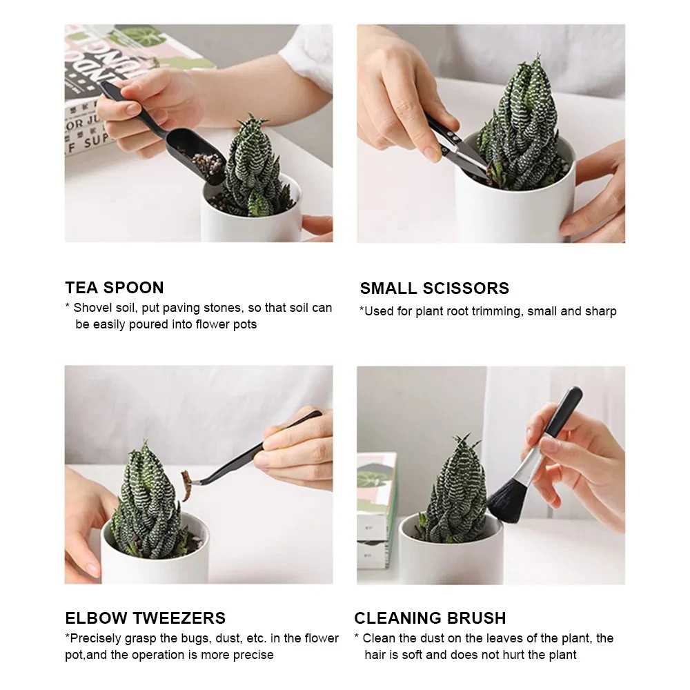 Mini Garden Hand Transplanting Succulent Tools Set Small Miniature Planting Indo