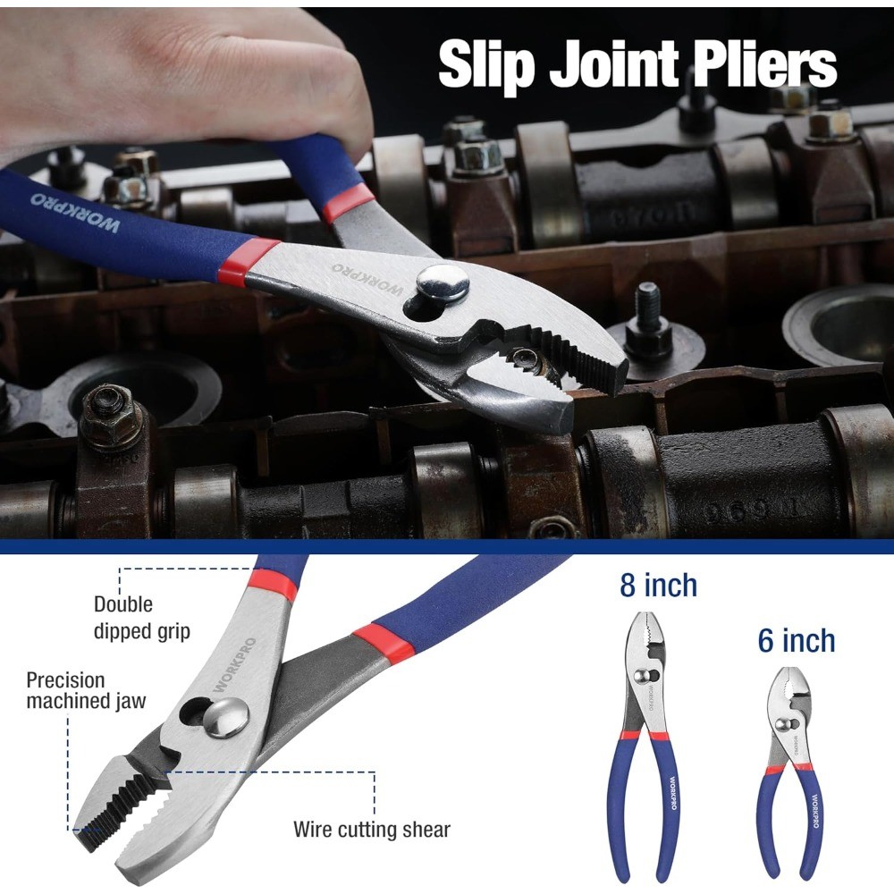 7Pcs Pliers Set Multiple Types For DIY Home Repair Use