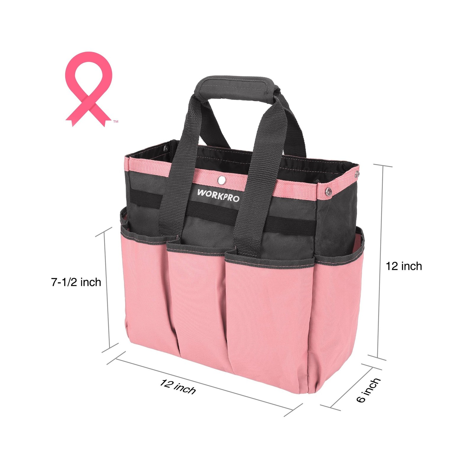 WORKPRO Garden Bag, Garden Tool Tote Storage Bag with 8 Pockets… FAST USA SHIP