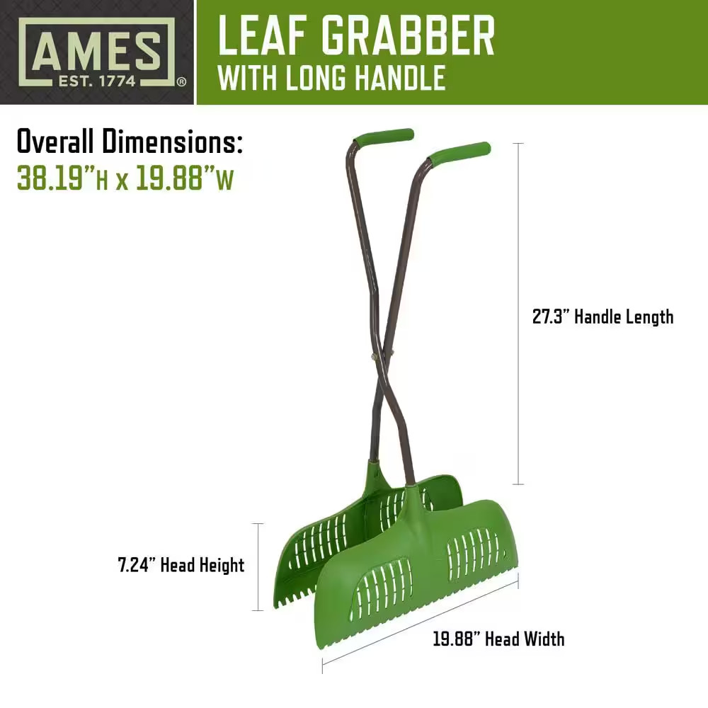 38 In. L Handle Leaf Collecting Tool