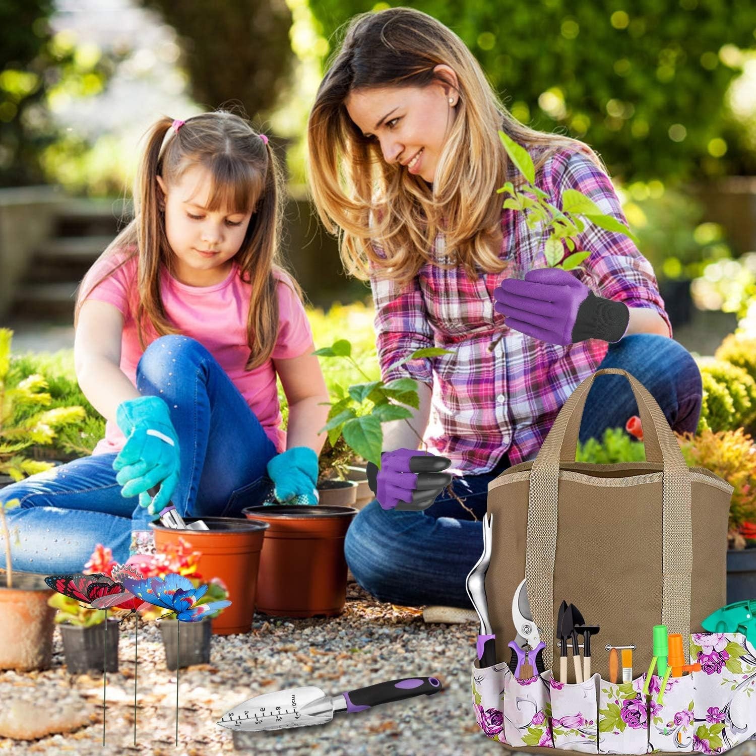 83-Piece Garden Tool Set with Succulent Tools
