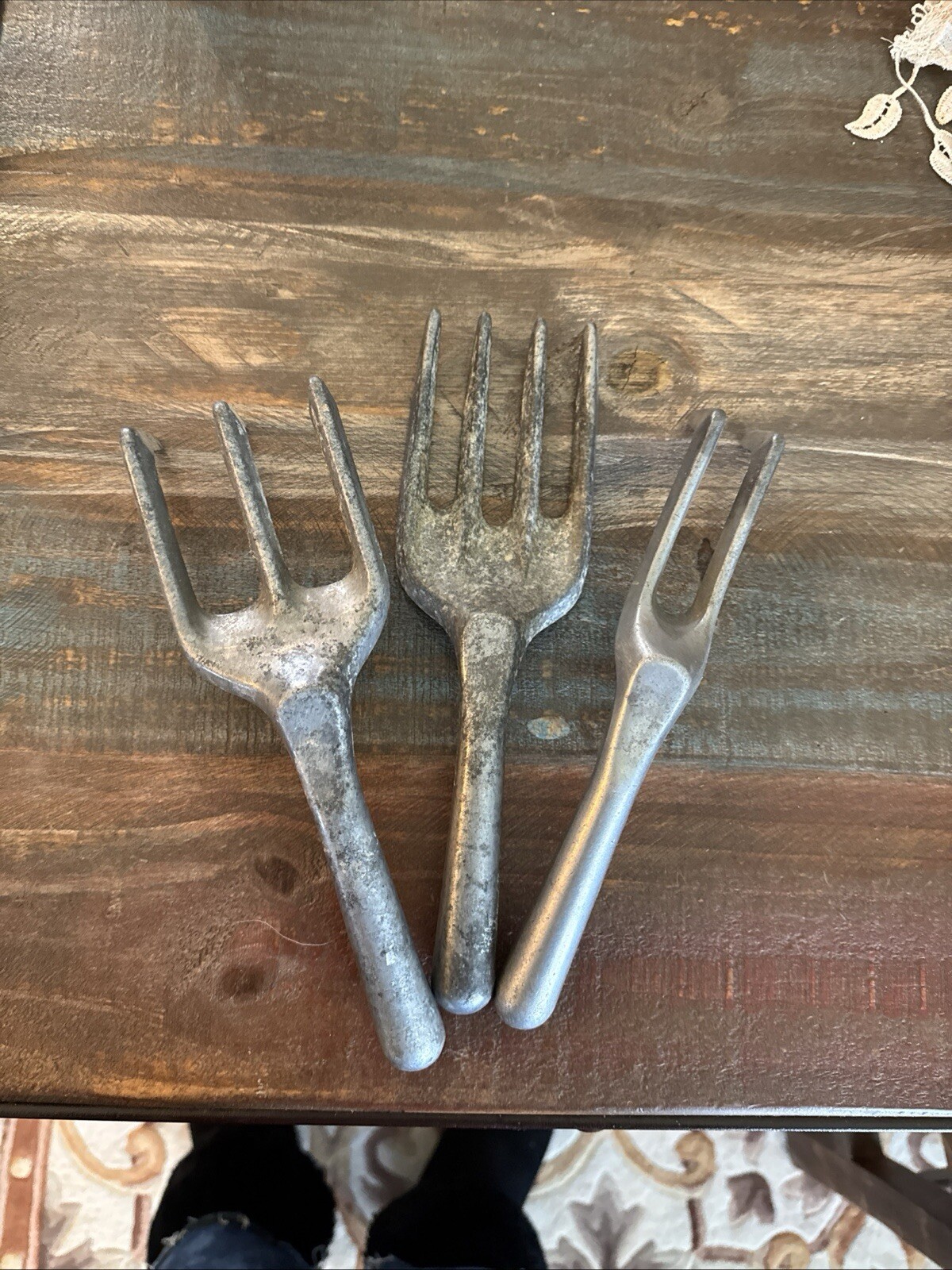 Allen Simpson 3 pc. Aluminum Garden Tool Set; made in Canada vintage