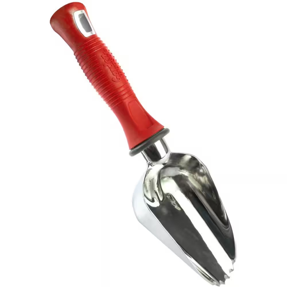 12.75 In. Comfort Non-Slip Grip Hand Scoop Garden Trowel