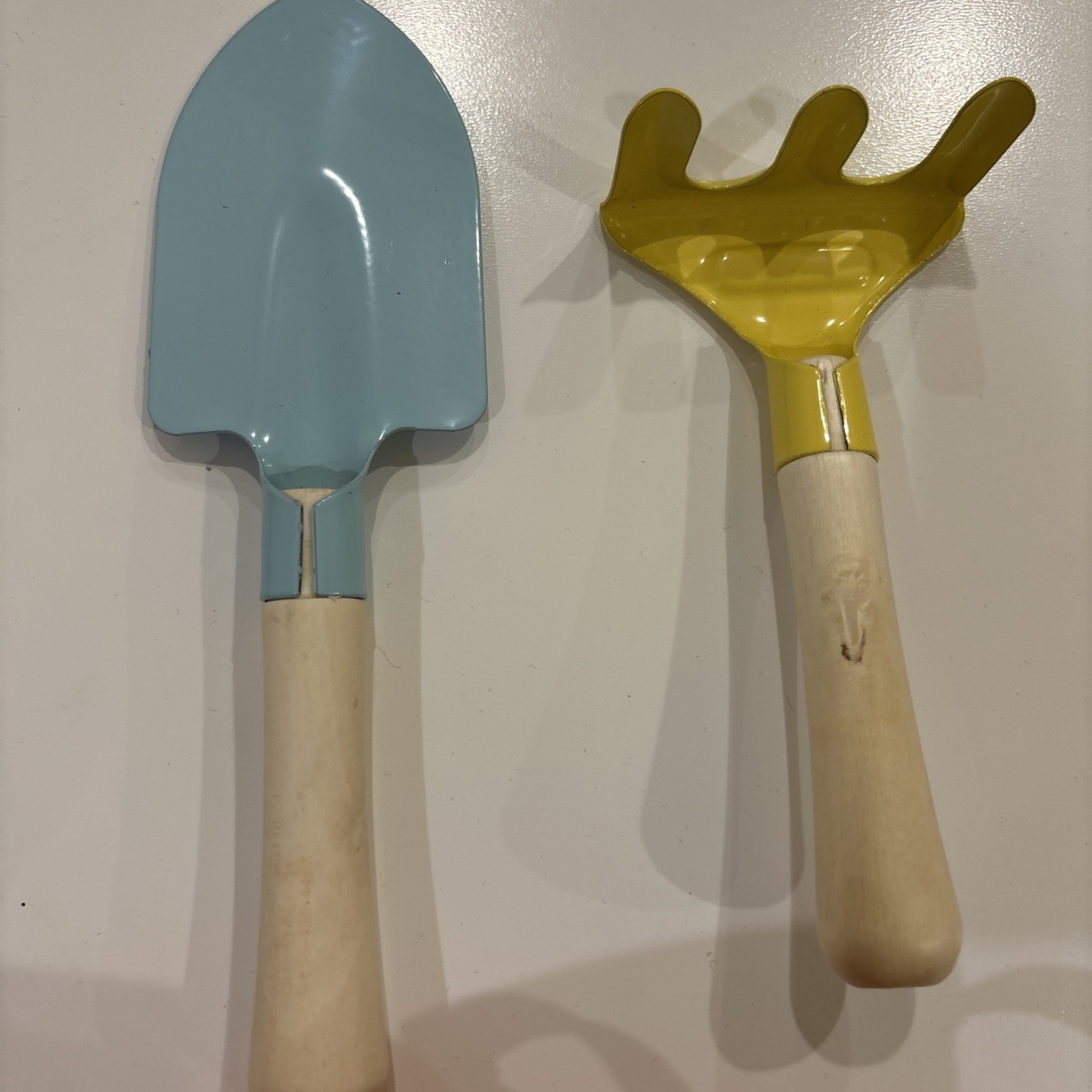 Kids Set Of Mini Garden Tools Watering Can & Hand Tools Open Box
