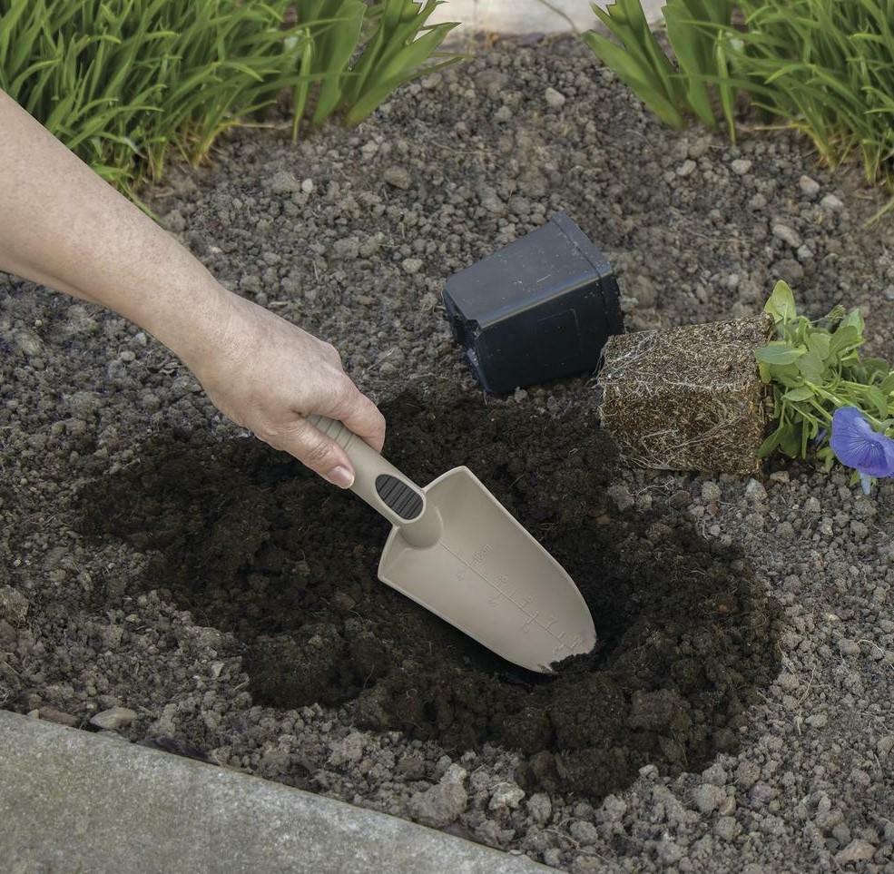 12″ Durable Composite Resin Hand Trowel Garden Planting Tool Plant Flowers Pot +