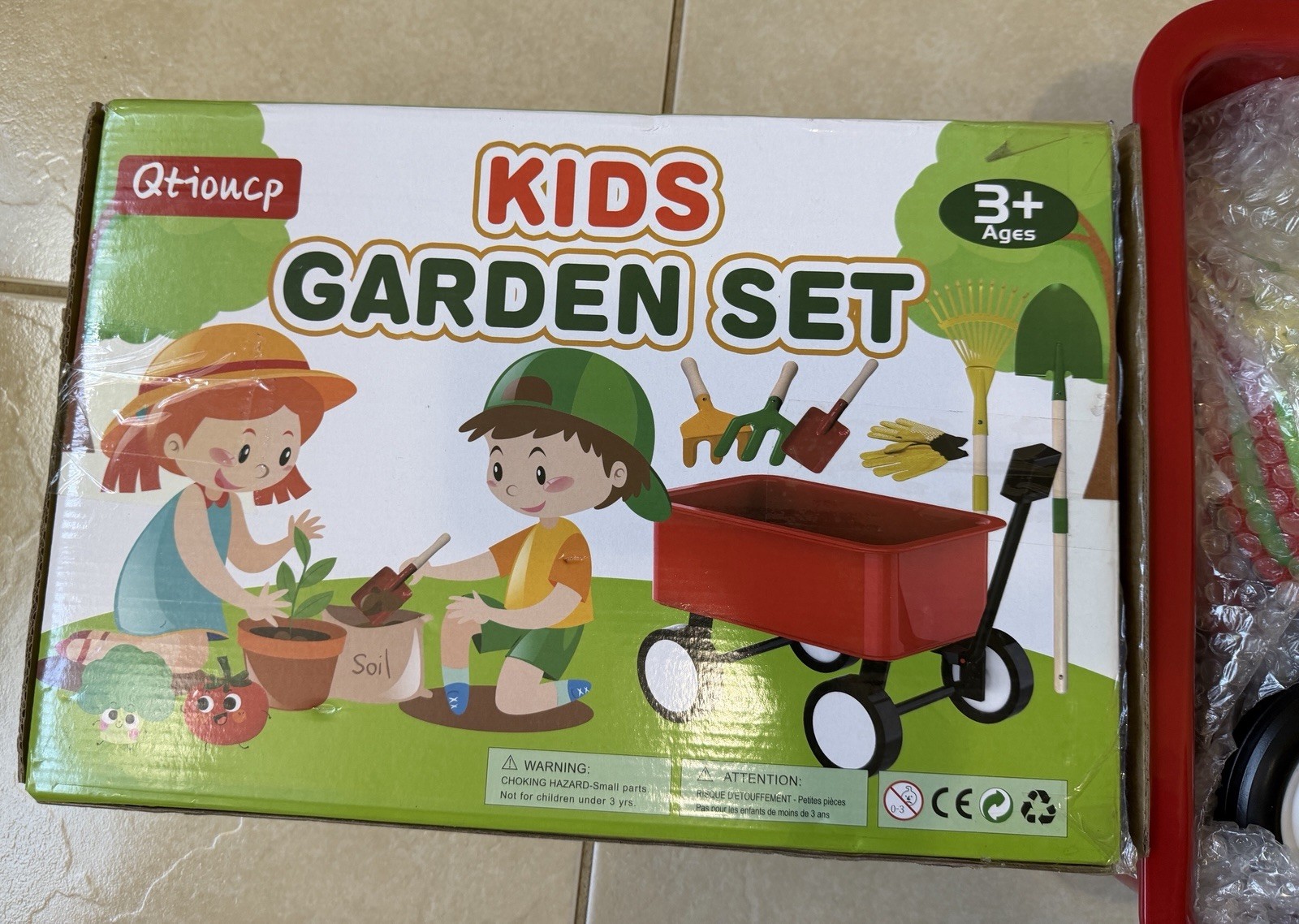 Kids Gardening Set with Wheelbarrow – Complete Outdoor Garden Play Set