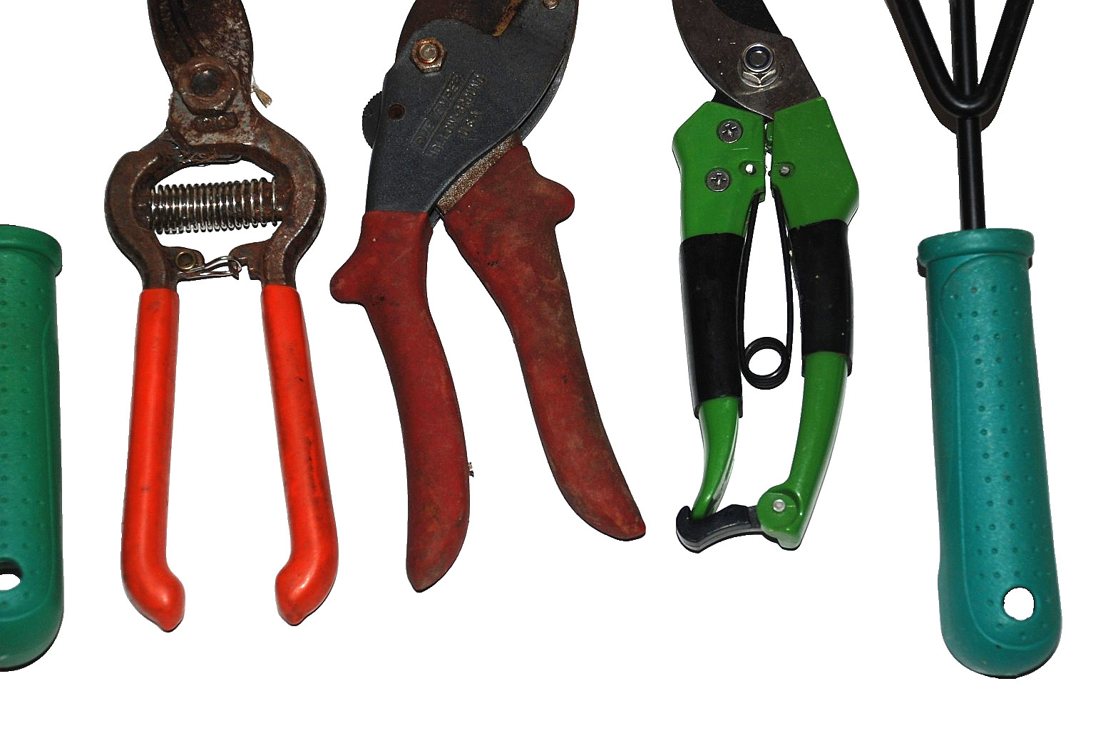 Gardening Tools Pruners Corona 80 True Tempered Green Top Weeding Knife Lot of 8