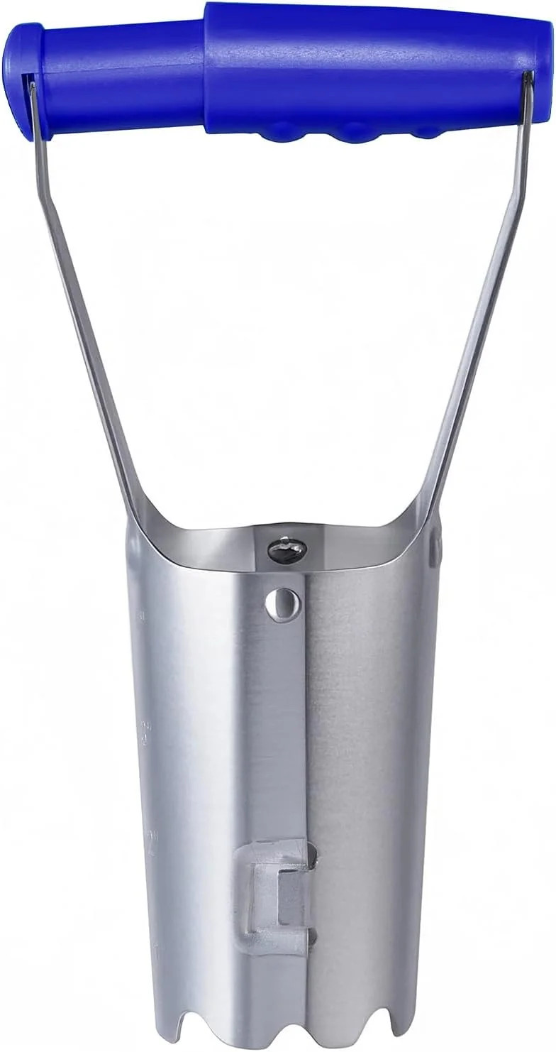 Bulb Planter Tool, Bulb Planter with Depth Markers and Bend Free for Planting Bu