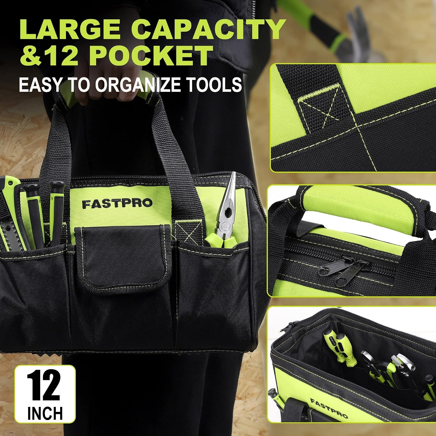 220Pcs Green Household Repair Tool Kit Wide Mouth Storage Bag