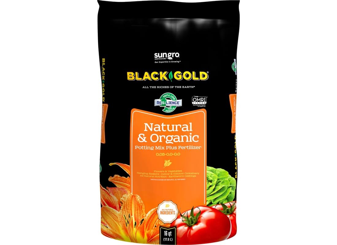 Black Gold Natural Organic Potting Mix 16-Qt. A