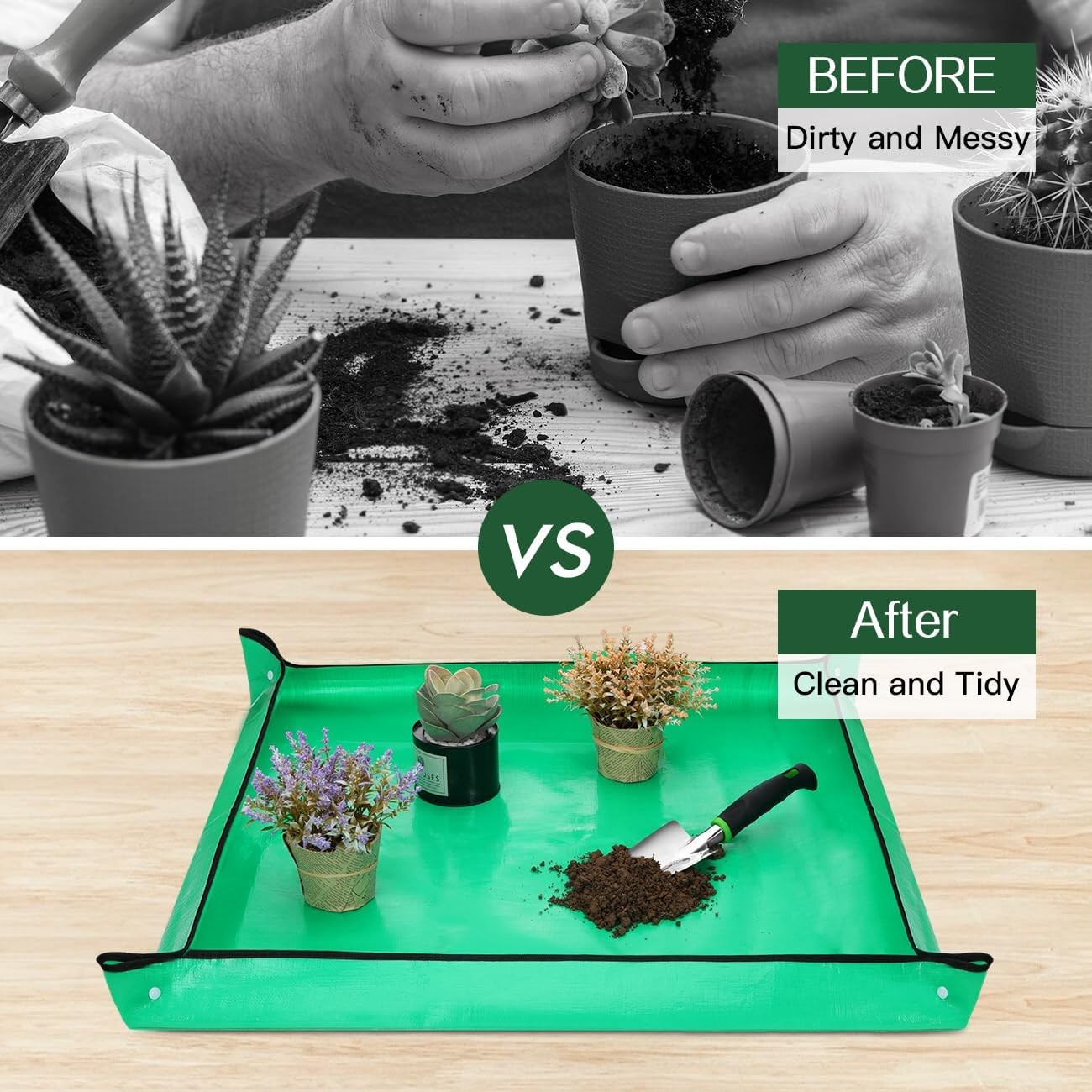 Gardening Tools Set 8PCS Heavy Duty Aluminum Alloy with Storage Bag