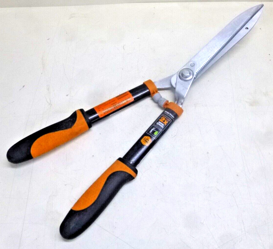 NEW FRISKARS Power-lever Ultra Blade Softgrip 23″ Hedge Shears, 9181