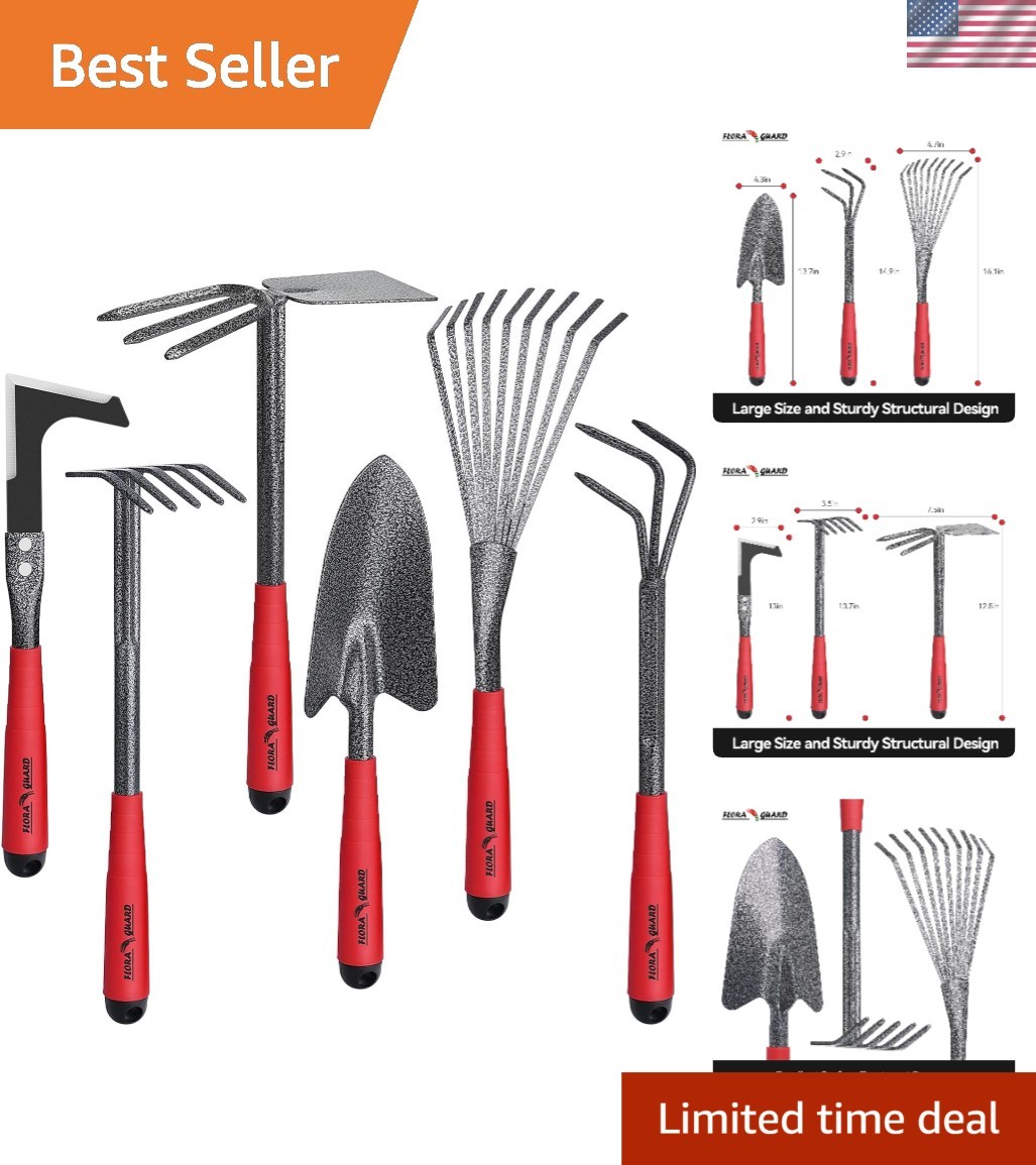 Garden Tool Set for Men & Women – 6-Piece Durable Tools for All Gardening Needs