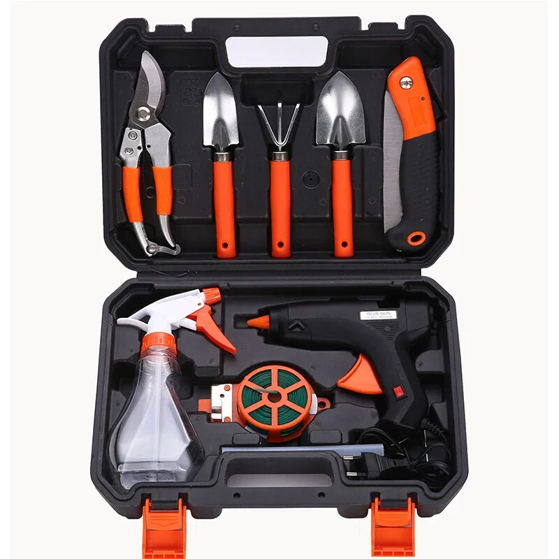 Hardware Toolbox Garden Gardening Tools Combination Set Electric Heating Glue