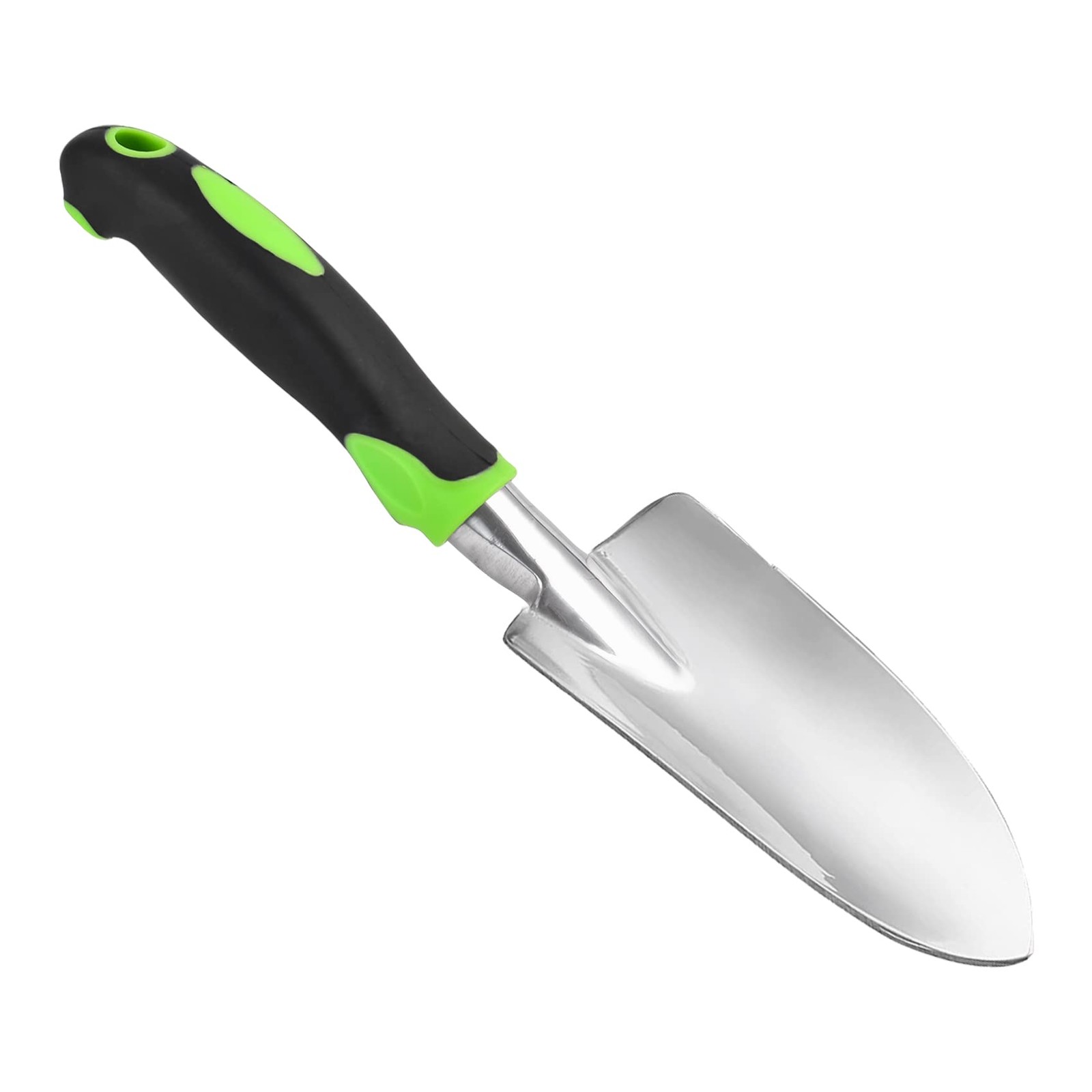 Green Garden Hand Trowel Mini Shovel Cast Aluminum Heavy Duty Non Slip Handle