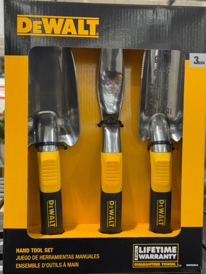 Dewalt Garden Tool Hand 3 Pcs DIY Set Easy Work Bare Only Body