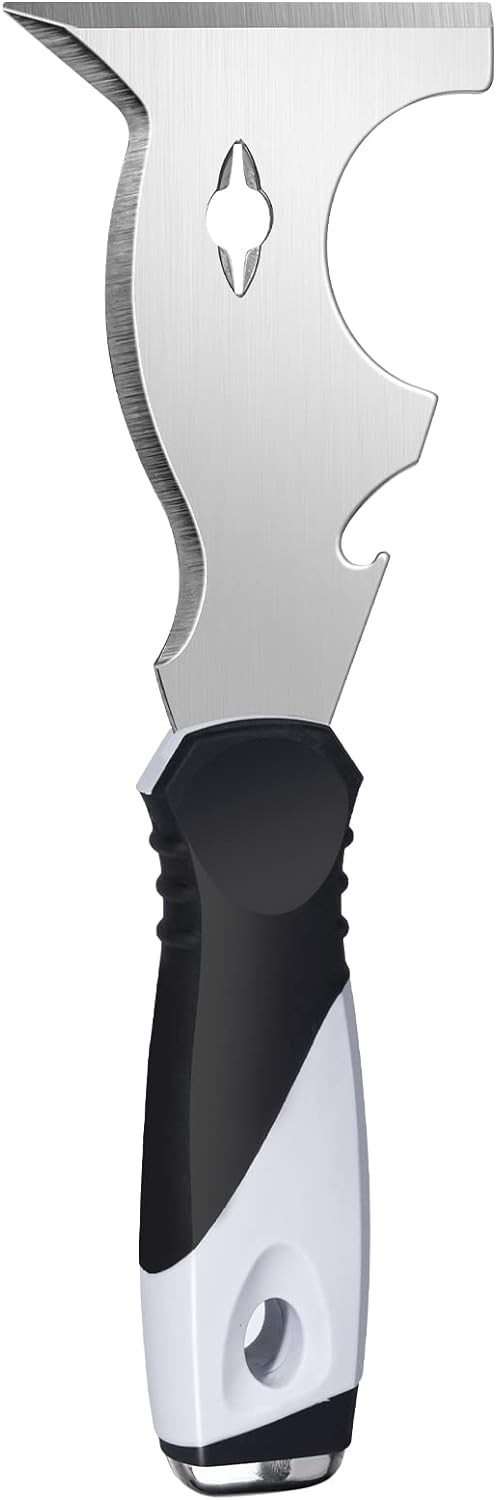 Mister Rui 10-in-1 Putty Knife Scraper Stainless Steel Paint Removal Tool DIY