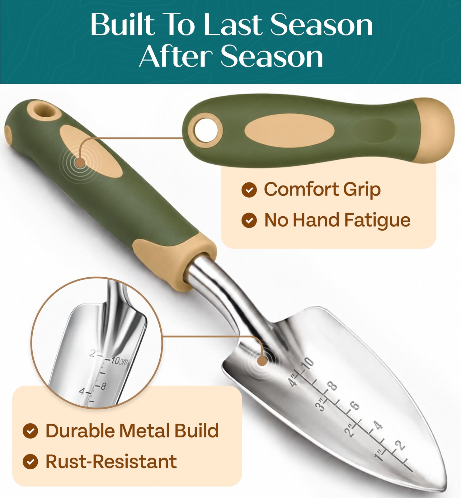 Heavy Duty Gardening Tools – Gifts for Women, Men, Mom, Dad Floral