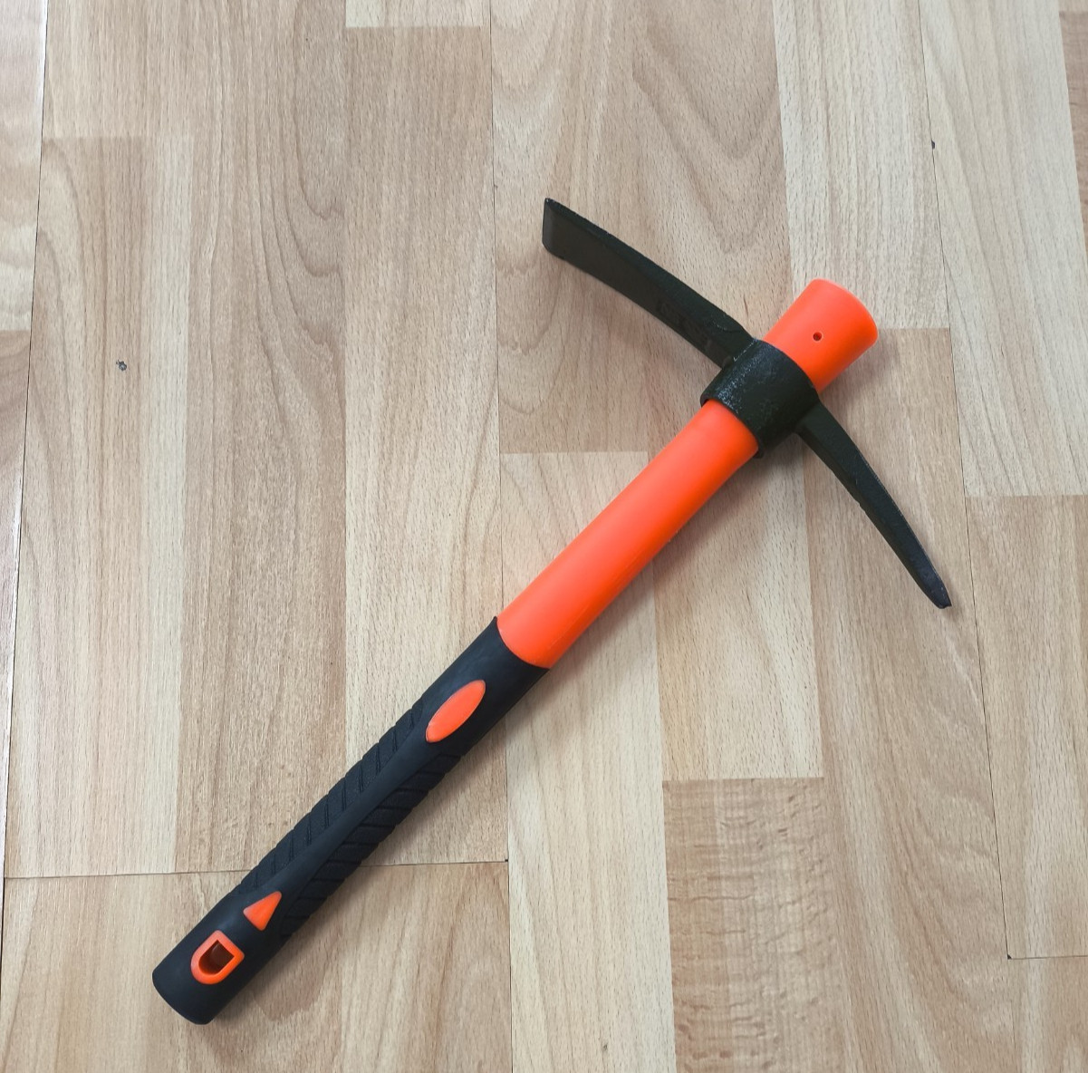 Mini Pick Mattock Hoe Forged Steel Adze Grubbing Hoe Fiberglass Ergonomic Grip