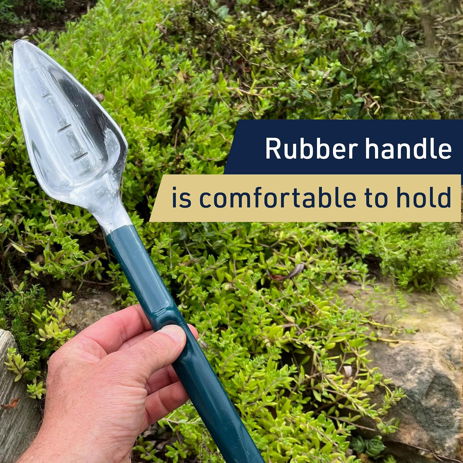 Combo Garden Hand Tool | Combination Trowel & Rake | Trake Measures 17” | Use fo