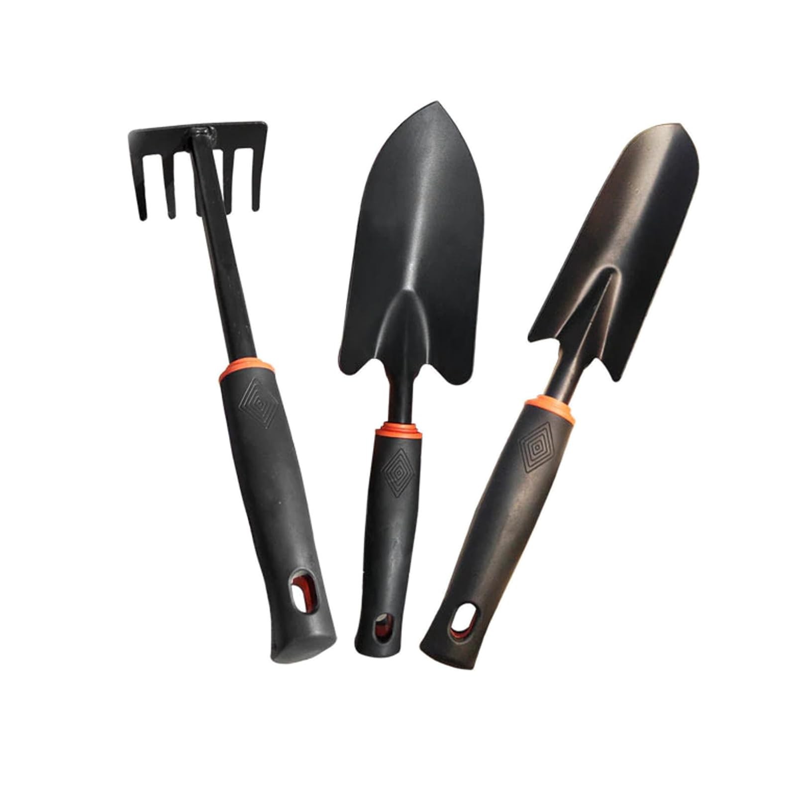 3PCS Gardening Hand Tool Kit, Stainless Steel & Cast Aluminum Set with Ergono…