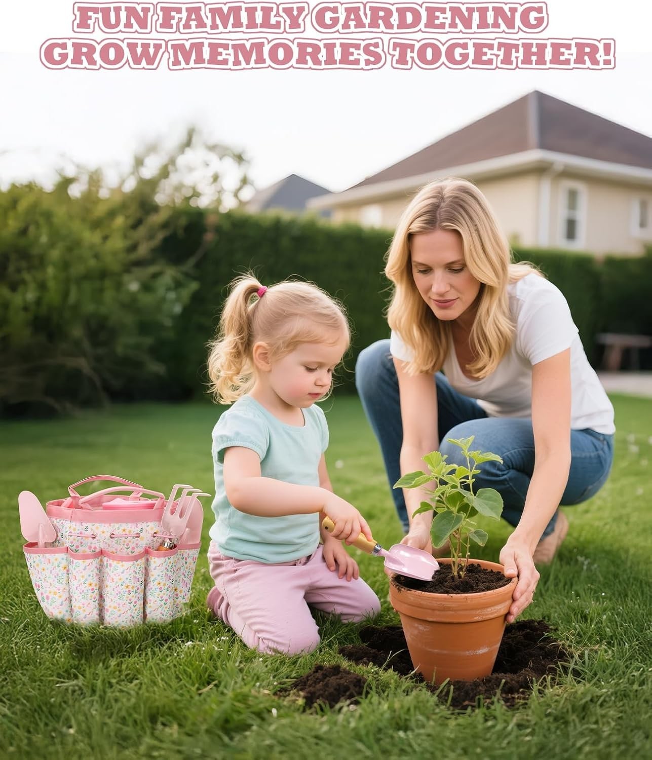 Kids Gardening Set, Gardening Tools Kit for Kids and Toddler, Includes Wooden…