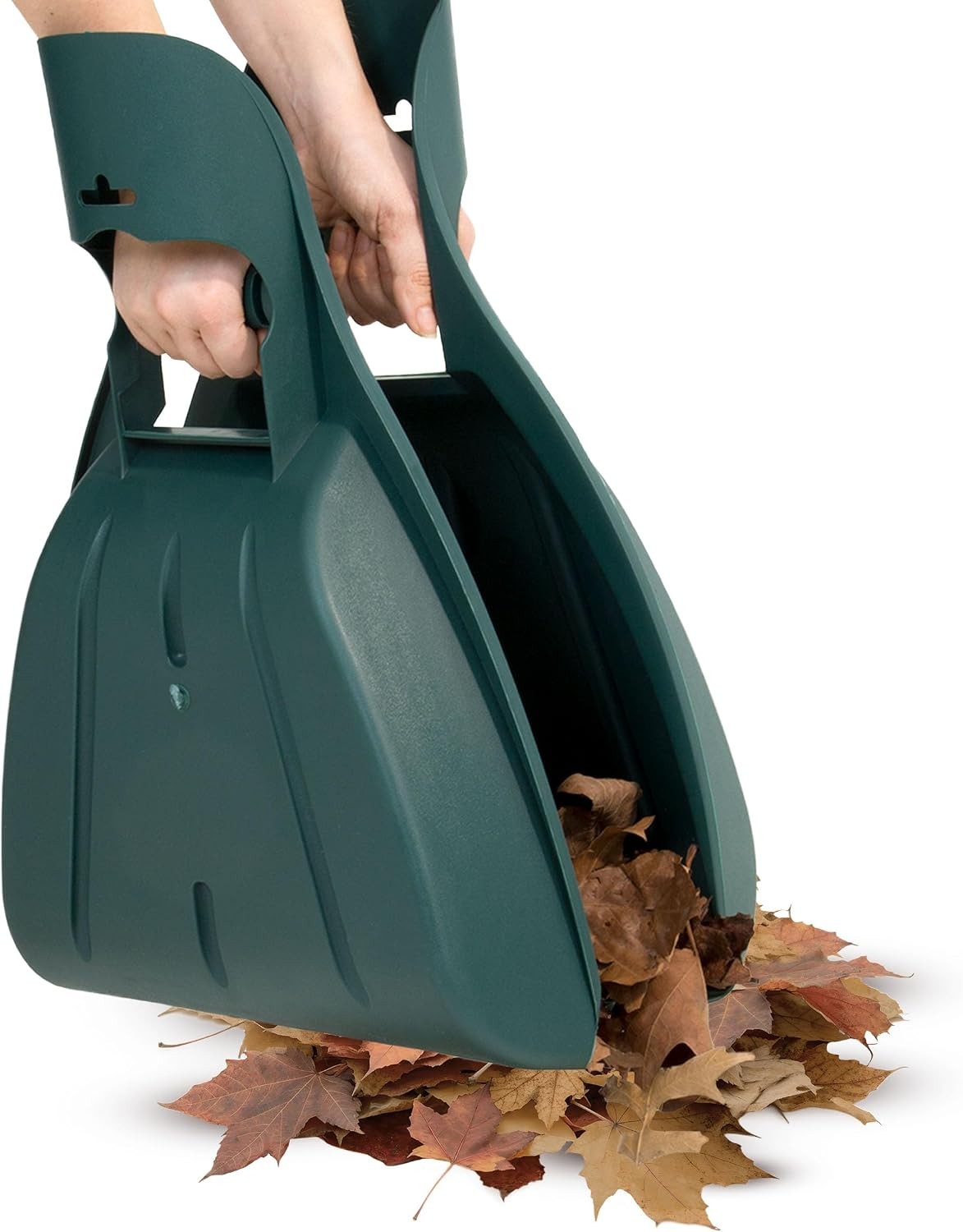 Leaf Scoops Hand Rakes Lightweight Durable Grabber Tool Scooping Up Leaves