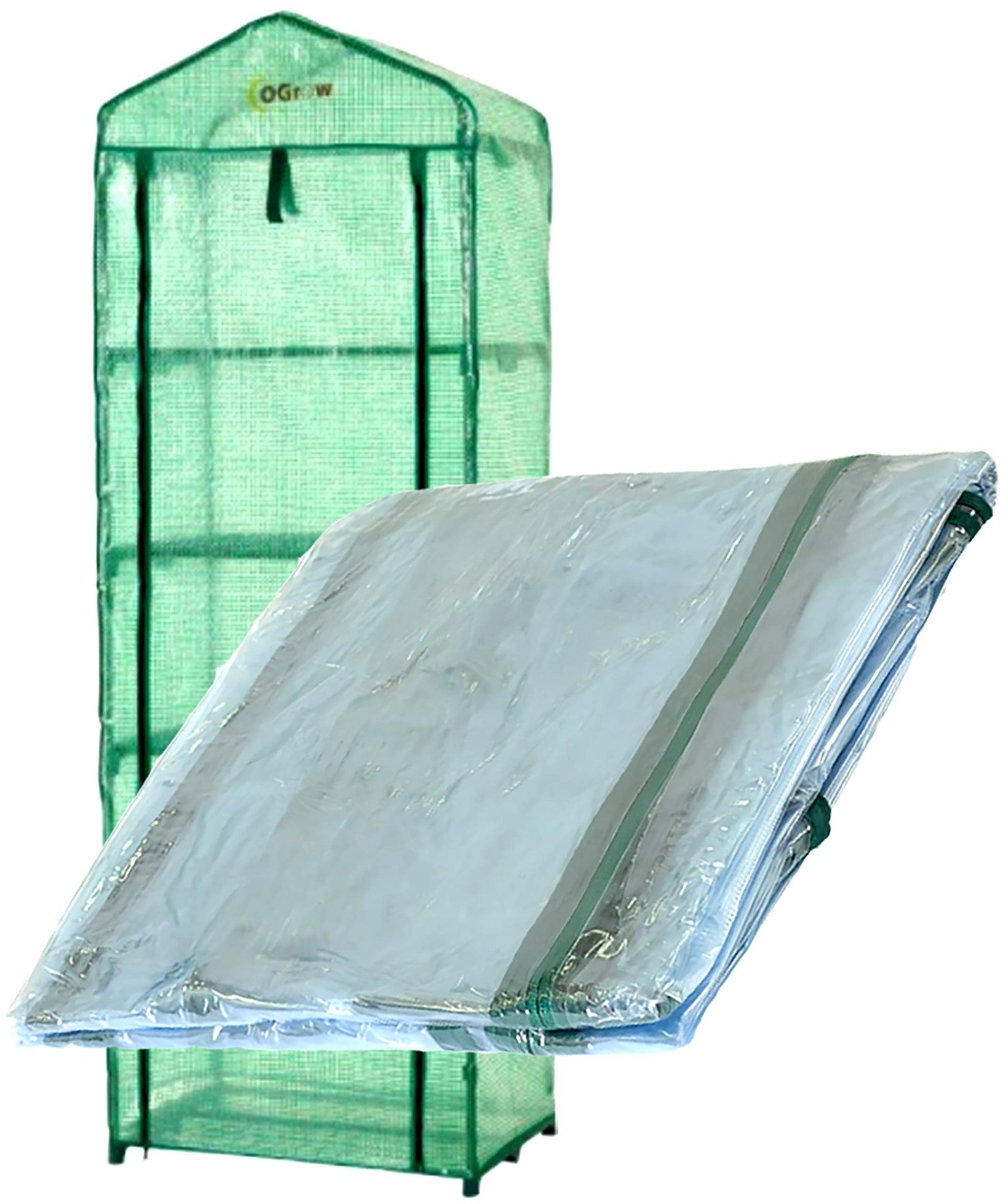 Ogrow 3 Tier 6 Shelf Greenhouse – To Fit Frame Size 28.7 W X 56.2 D