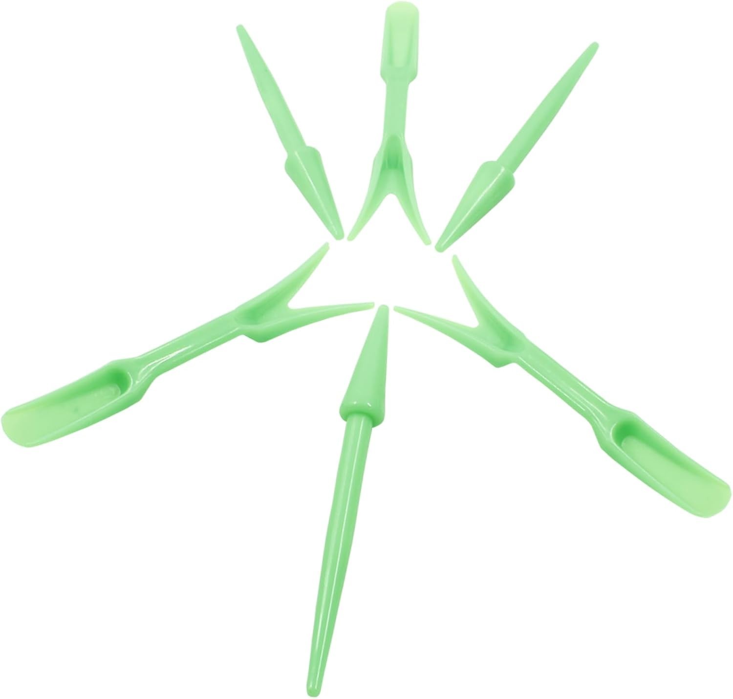 Compact 6-Piece Plastic Gardening Tools Set – Light Green for Effortless Care