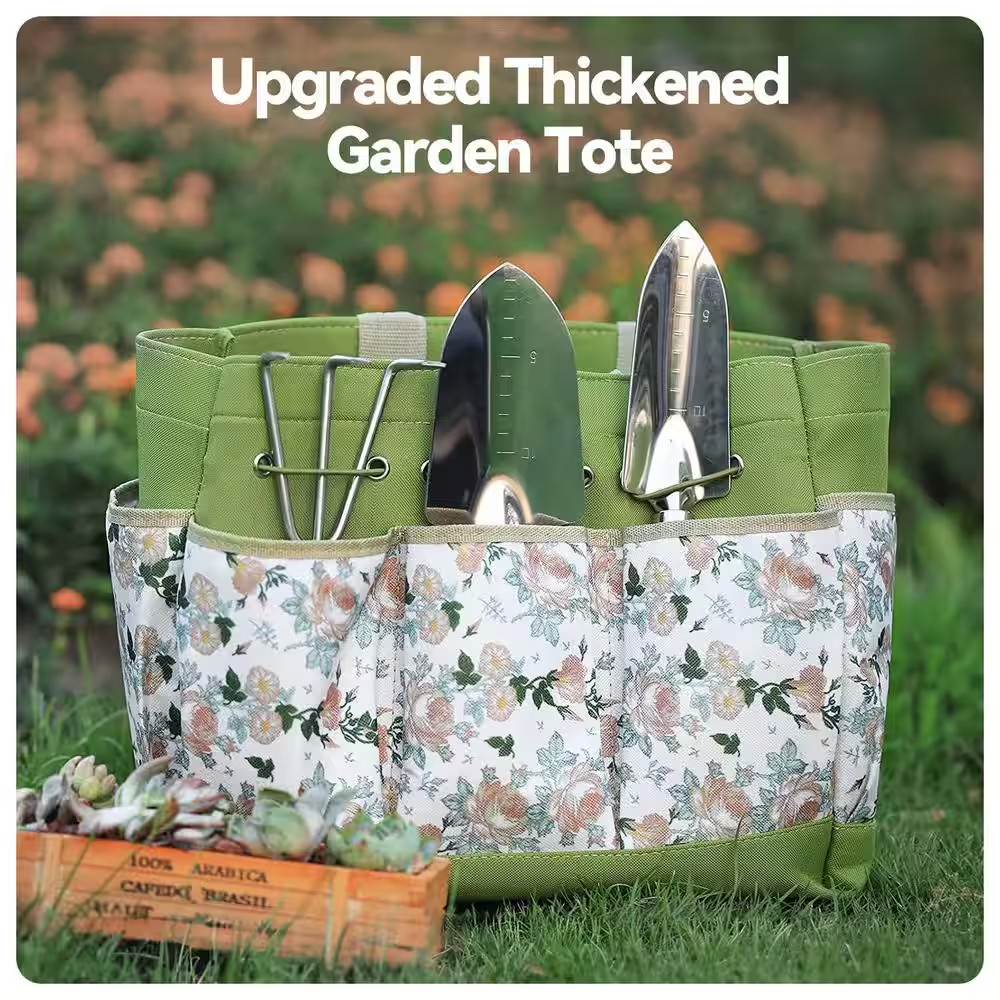 9-Piece Heavy Duty Gardening Hand Tools Set with Fashionable and Durable Garden