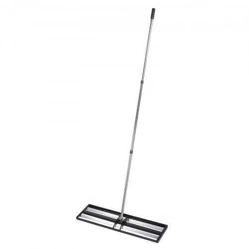 Updated Lawn Leveling Rake with Roller, 30″ x 10″ Stainless Steel Lawn Leveler w