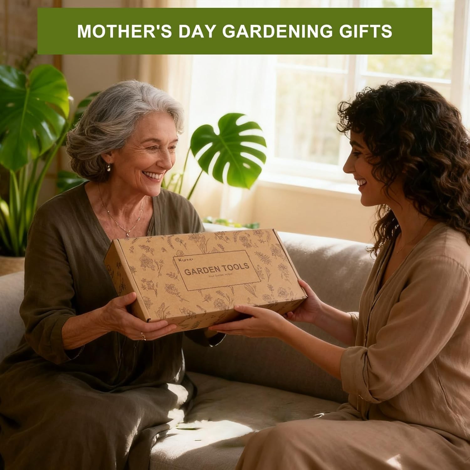 Elegant 7-Piece Garden Tools Set with Ergonomic Handles – Mother’s Day Gift