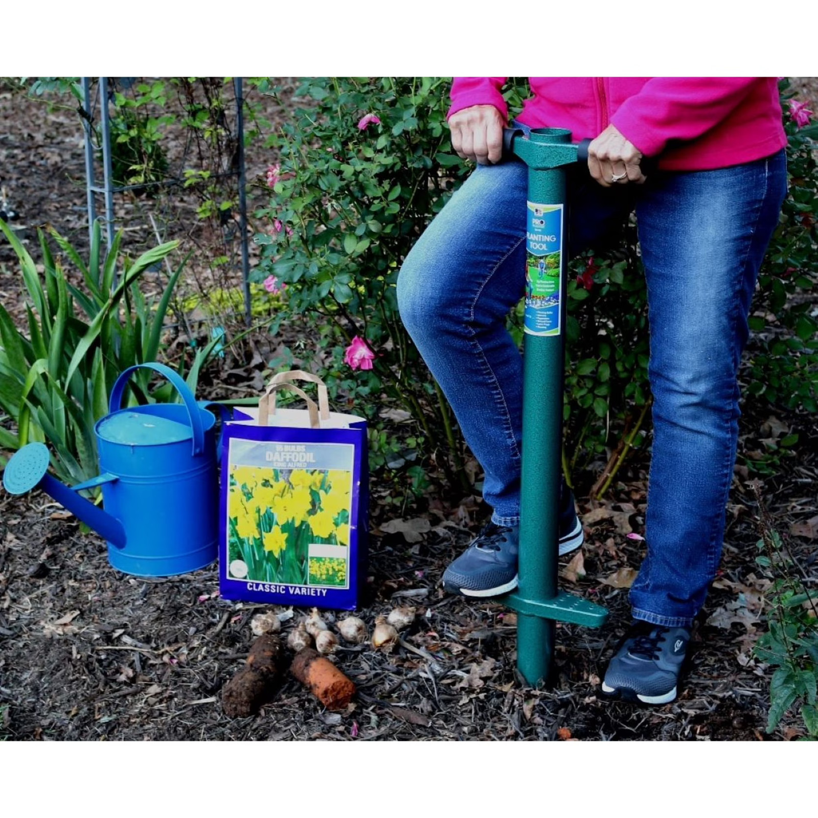 ProPlugger 5-in-1 Planting Tool Sod Plugger Bulb & Flower Planter
