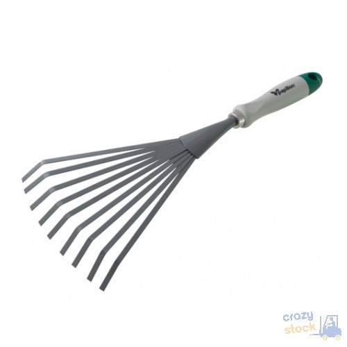 Papillon Rake For Leaves In Painted Steel With Plastic Handle