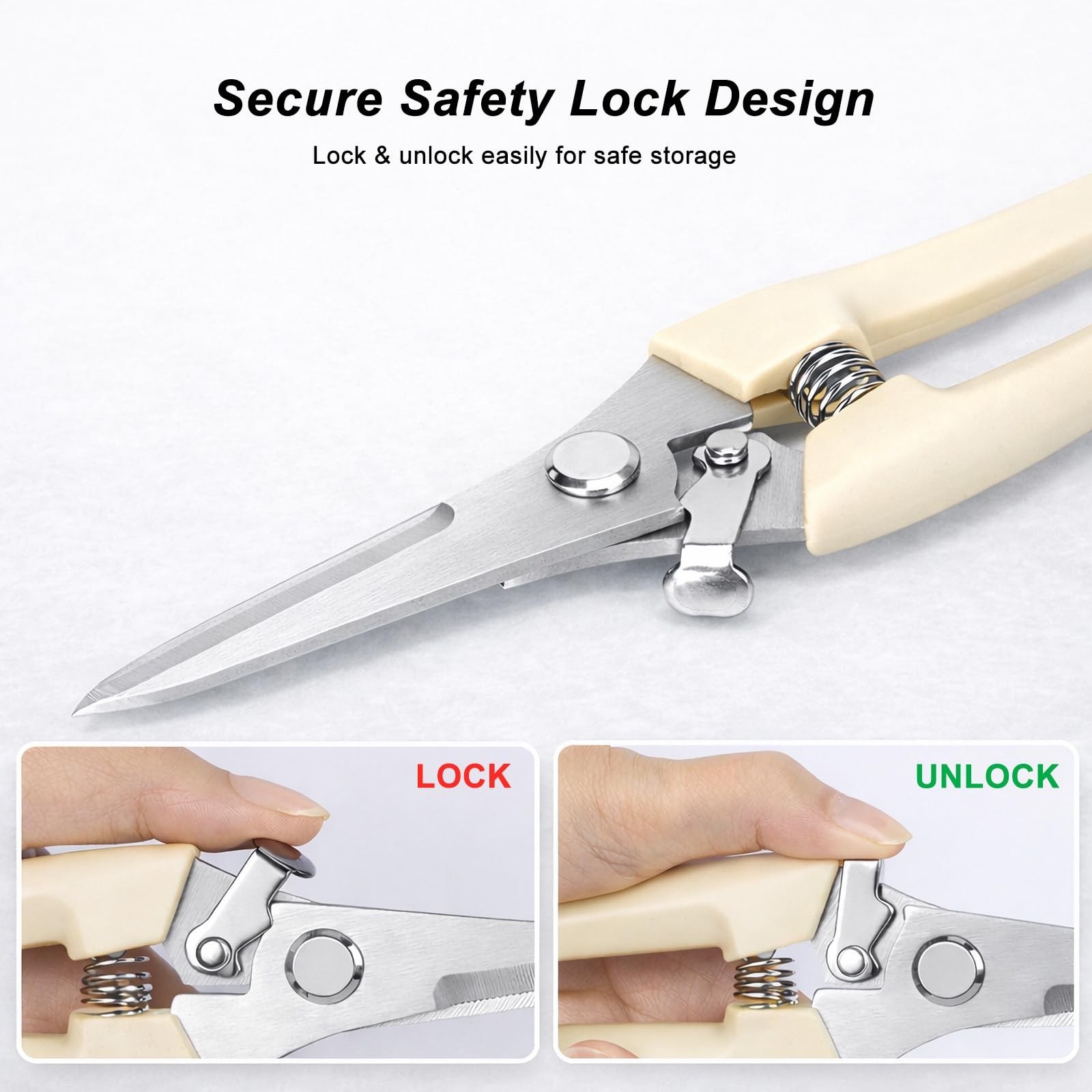 Pruning Shears,Ahoooot 2Pcs Pruning Shears for Gardening,Professional Garden …