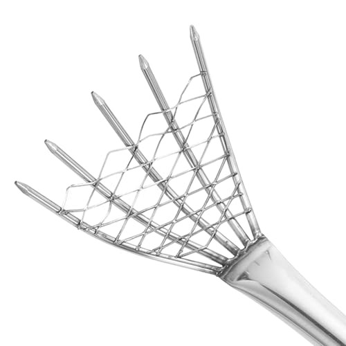 2pcs Clam Rake Small Shells Clam Digger Soil Tiller Grass Rake with 20″