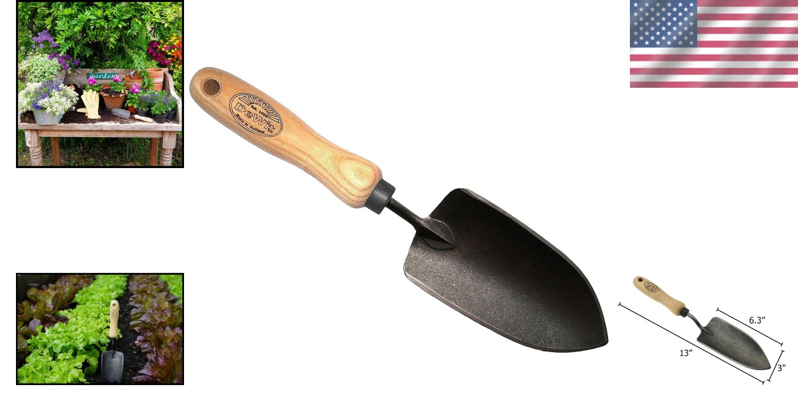 Tierra Garden Short Handle Trowel – Sturdy Construction