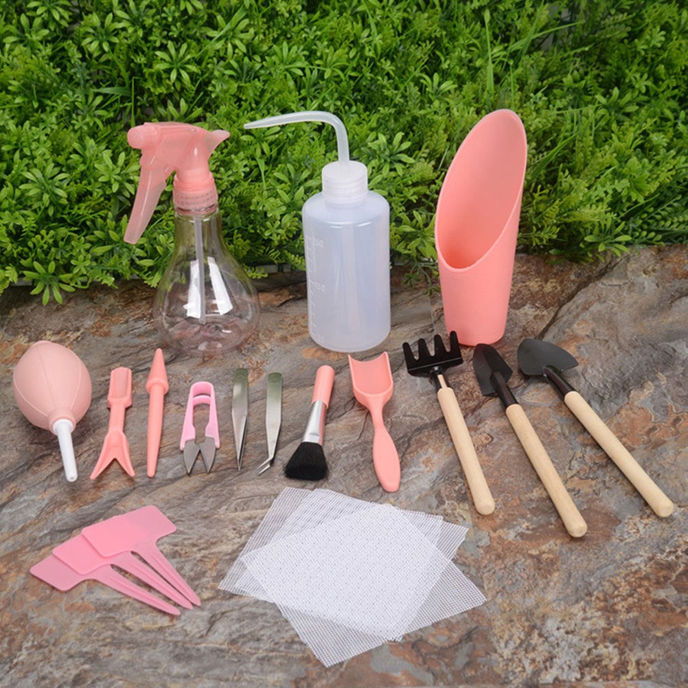 16 PCS Blue Succulent Gardening Tool Set
