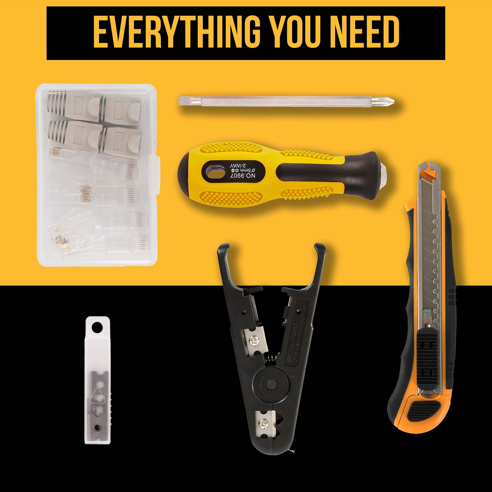 Installerparts Professional Network Tool Kit 15 In 1 – Tool Cat 5 Cat6