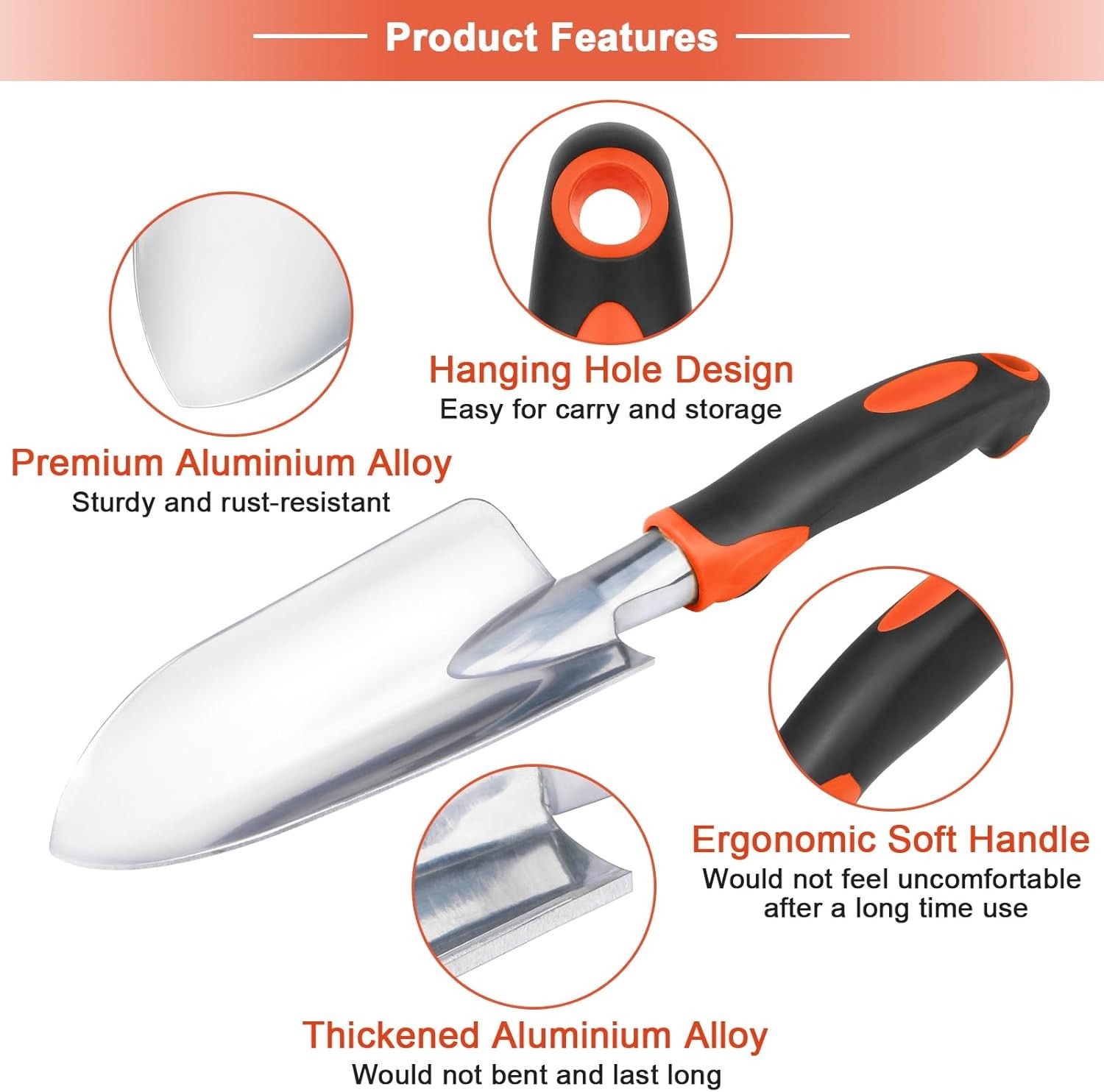 Garden Tool set heavy duty Garden hand Shovel small garden Hand Trowel tools lot