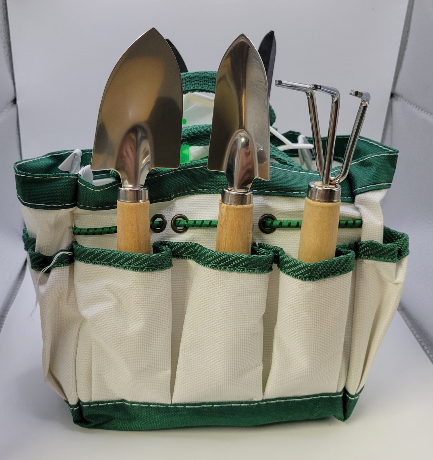 7-Piece Gardening Tool Set with Tote for Succulents, Herbs, and Bonsai Plants