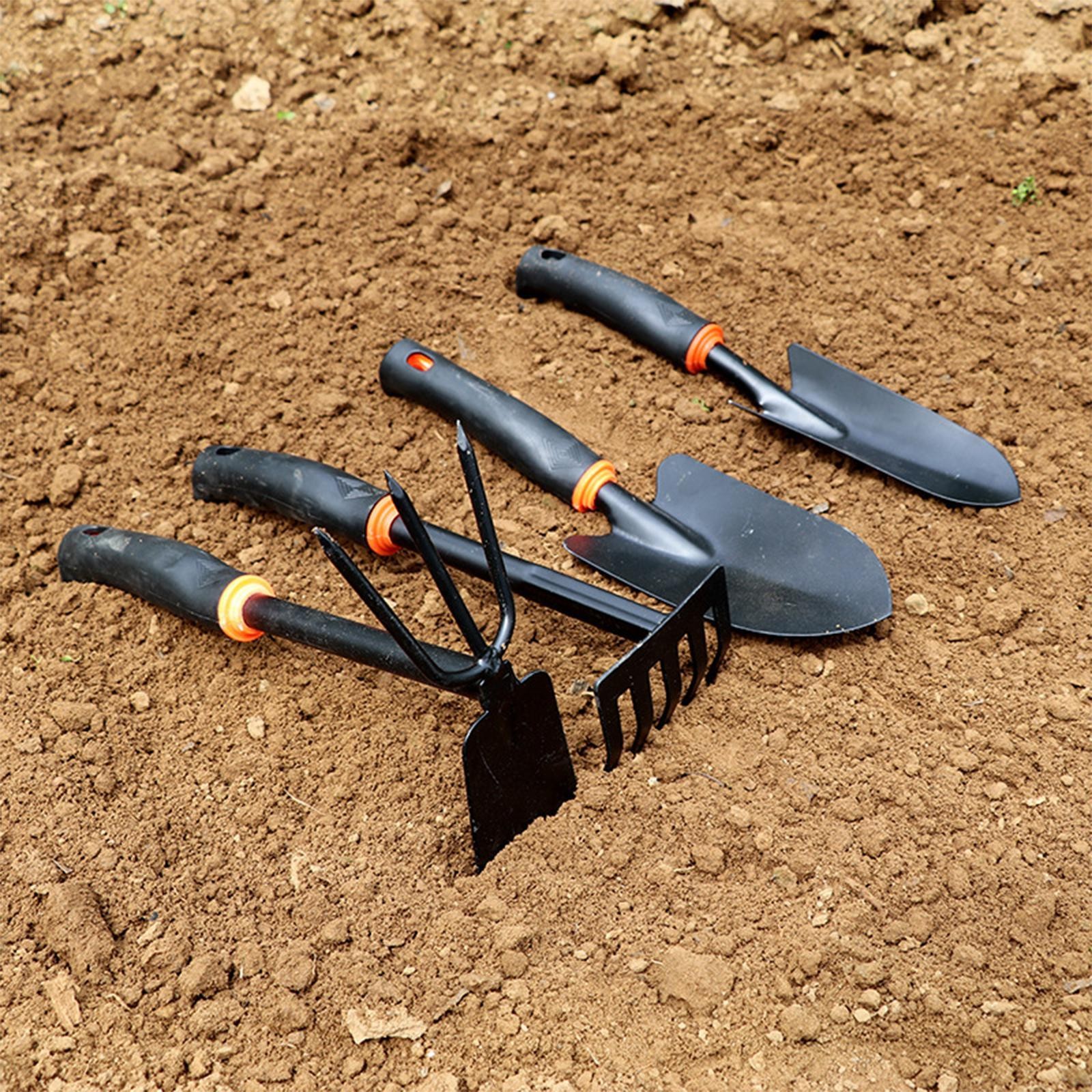 4x Garden Tool Set Gardening Tools Iron Anti Slip Ergonomic Handle Handheld